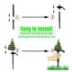 Christmas Tree Solar Lawn Light Landscape Path Garden Decoration Solar Outdoor Garden Stake Lights