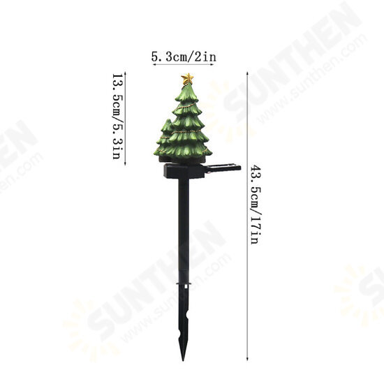 Christmas Tree Solar Lawn Light Landscape Path Garden Decoration Solar Outdoor Garden Stake Lights