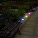 Colorful Conversion LED Lawn Lights RGB Solar Stainless Steel 8LED Underground Light Garden Lawn Decoration Plug-in Light Rainproof