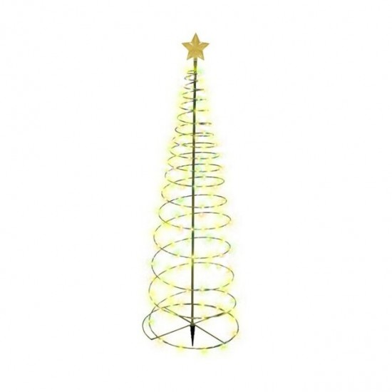Creative Christmas Tree Lights Christmas Spiral Tree LED Light Outdoor Christmas Tree Light Xmas Decor Noel