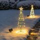 Creative Christmas Tree Lights Christmas Spiral Tree LED Light Outdoor Christmas Tree Light Xmas Decor Noel