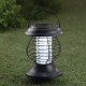 Electric Fly Zapper Mosquito Insect Killer UV LED Purple Tube Light Trap Pest Solar IP65 Working 8 Hours 600mAh Repeller Camping Lawn Outdoor/Indoor