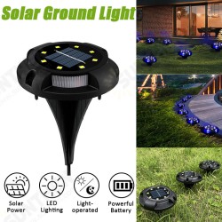 LED Solar Disk Buried Lawn Light Outdoor Garden Under Ground Waterproof Patio Lamp LED Solar Disk Buried Lawn Light Outdoor Garden Under Ground Waterproof Patio Lamp