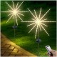 LED Solar Firework Light Remote Control Outdoor Meteor Horse Lamp Garland IP65 Waterproof String Lights Garden Lawn Street Decor Christmas