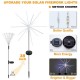 LED Solar Firework Light Remote Control Outdoor Meteor Horse Lamp Garland IP65 Waterproof String Lights Garden Lawn Street Decor Christmas