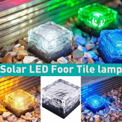 LED Solar Power Buried Light Waterproof Ice Cube Ground Lawn Lamp Outdoor Path Garden Deck Lighting LED Solar Power Buried Light Waterproof Ice Cube Ground Lawn Lamp Outdoor Path Garden Deck Lighting