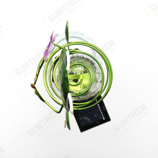 LED Solar Powered Lawn Light Frog Ground Plug Spring Lamp Outdoor Garden Yard Landscape Decoration