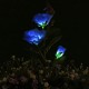 LED Solar Rose Flower Lawn Light Outdoor Garden Stake Lamp Landscape Path Yard Lamp Decor