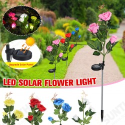 LED Solar Rose Flower Lawn Light Outdoor Garden Stake Lamp Landscape Path Yard Lamp Decor LED Solar Rose Flower Lawn Light Outdoor Garden Stake Lamp Landscape Path Yard Lamp Decor