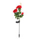 LED Solar Rose Flower Lawn Light Outdoor Garden Stake Lamp Landscape Path Yard Lamp Decor