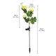 LED Solar Rose Flower Lawn Light Outdoor Garden Stake Lamp Landscape Path Yard Lamp Decor