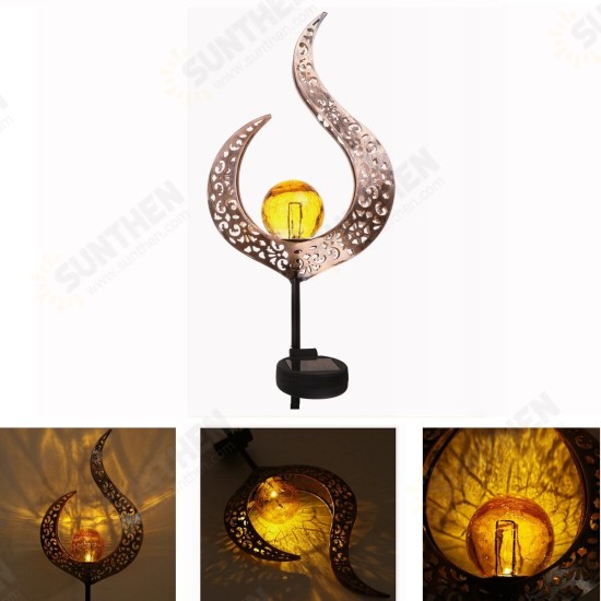 White Light Solar Light Pole Solar Flame Light Antique Solar Street Light Garden Light Lawn Light