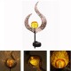 White Light Solar Light Pole Solar Flame Light Antique Solar Street Light Garden Light Lawn Light