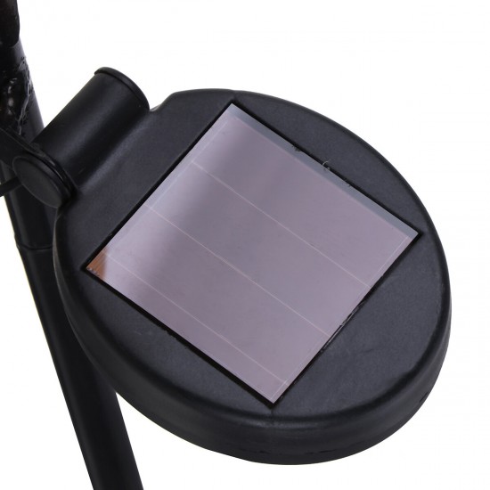 Outdoor Wrought Iron Ground Plug Solar Lawn Lamp Golden Sun Retro Hollow Courtyard Landscape Projection Lamp