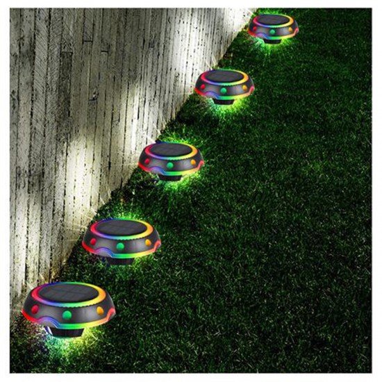 RGB LED Solar Light Colour-Changing Ground Buried Garden Lawn Path Outdoor Lamp