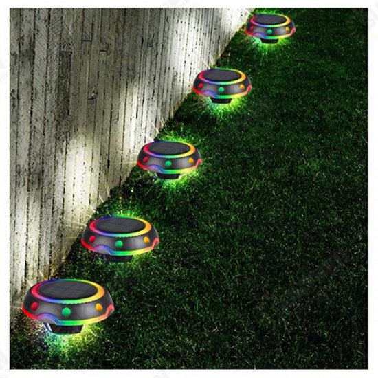 RGB LED Solar Light Colour-Changing Ground Buried Garden Lawn Path Outdoor Lamp