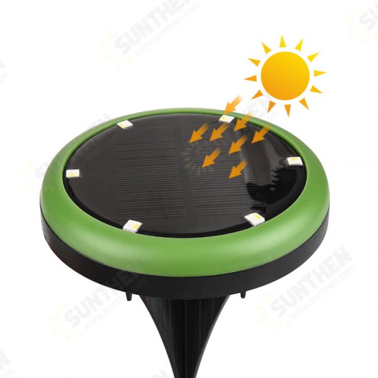 Solar Colorful Buried Lights Outdoor RPG Ground Plug Lights LED Outdoor Garden Lights Embedded Lawn Lights