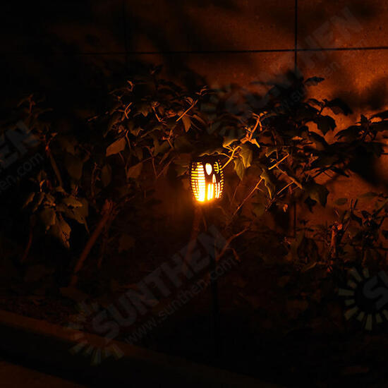 Solar Power 51 LED Torch Garden Light Flickering Fire Flame Outdoor Garden Lawn Lamp