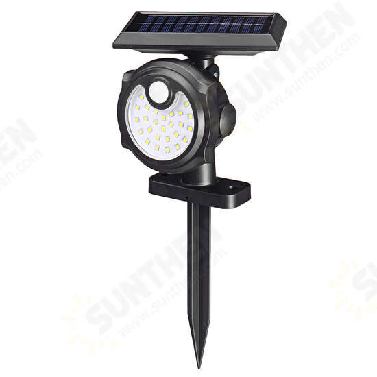 Solar Power LED Outdoor Path Lawn Lamp Spotlight Yard Garden Pathway Wall Light