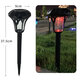 Solar Powered LED Ground Lawn Light Outdoor Garden Yard Waterproof Lamp Landscape Lighting Decoration