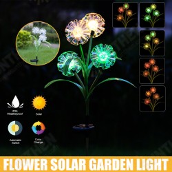 Solar Powered LED Lawn Light Simulation Colorful Flower Outdoor Garden Yard Lamp for Outdoor Path Home Decor Solar Powered LED Lawn Light Simulation Colorful Flower Outdoor Garden Yard Lamp for Outdoor Path Home Decor
