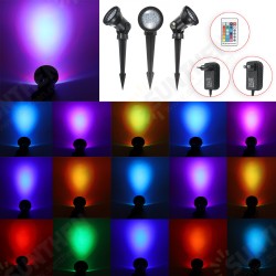 Solar Spotlights Outdoor 3 Light Waterproof Color Changing for Garden Landscape Spotlights Dark Sensing On/Off Solar Up with 22 Keys Remote Control Solar Spotlights Outdoor 3 Light Waterproof Color Changing for Garden Landscape Spotlights Dark Sensing On/Off Solar Up with 22 Keys Remote Control