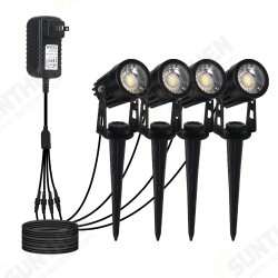 T-SUN LED Outdoor Spotlights Waterproof US UK Plug Landscape Lighting For Path Lawn Warm White Garden Decoration Lighting T-SUN LED Outdoor Spotlights Waterproof US UK Plug Landscape Lighting For Path Lawn Warm White Garden Decoration Lighting