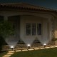 T-SUN LED Outdoor Spotlights Waterproof US UK Plug Landscape Lighting For Path Lawn Warm White Garden Decoration Lighting