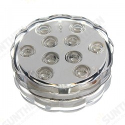 Waterproof 10 LED RGB Remote Control Night Light Submersible Christmas Party Vase Base Light Waterproof 10 LED RGB Remote Control Night Light Submersible Christmas Party Vase Base Light