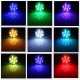 Waterproof 10 LED RGB Remote Control Night Light Submersible Christmas Party Vase Base Light