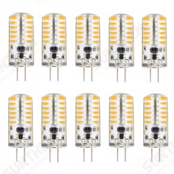 10PCS DC12V 3W G4 3014 48SMD LED Light Bulb Bi-Pin Base Capsule Corn Lamp 3000K-6000K Ultra Bright Lamp Bulbs 10PCS DC12V 3W G4 3014 48SMD LED Light Bulb Bi-Pin Base Capsule Corn Lamp 3000K-6000K Ultra Bright Lamp Bulbs