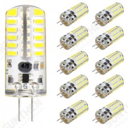 10PCS DC12V 3W G4 3014 48SMD LED Light Bulb Bi-Pin Base Capsule Corn Lamp 3000K-6000K Ultra Bright Lamp Bulbs 10PCS DC12V 3W G4 3014 48SMD LED Light Bulb Bi-Pin Base Capsule Corn Lamp 3000K-6000K Ultra Bright Lamp Bulbs