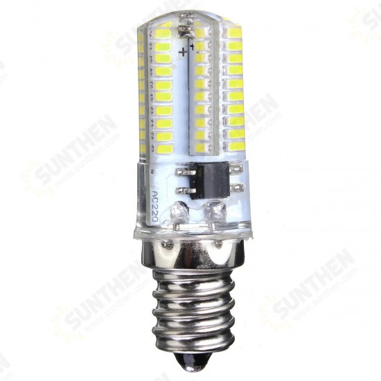 110-120V 3W 80LED 3014 SMD E12 LED Dimmable Silicone Crystal Bulb