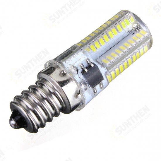 110-120V 3W 80LED 3014 SMD E12 LED Dimmable Silicone Crystal Bulb