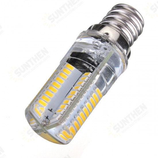 110-120V 3W 80LED 3014 SMD E12 LED Dimmable Silicone Crystal Bulb