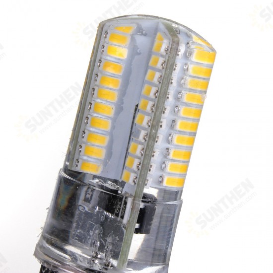 110-120V 3W 80LED 3014 SMD E12 LED Dimmable Silicone Crystal Bulb