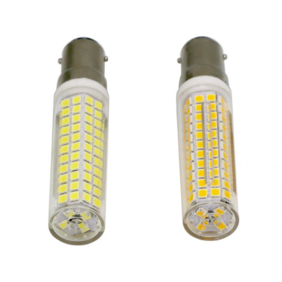 110V/220V BA15D Dimmable Highlight LED Ceramic Bulb Mini Corn Energy Saving 15W Replace Halogen Lamp