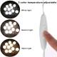 12x USB Hollywood LED Vanity Mirror Makeup Dressing Table Dimmable Light Bulbs