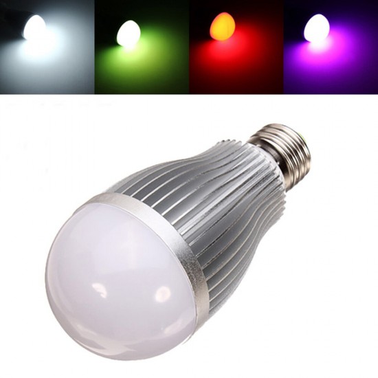 2.4G RF E27 LED Globe Bulb 6W RGB + White Dimmable SMD 5630 Home Lighting AC85-265V