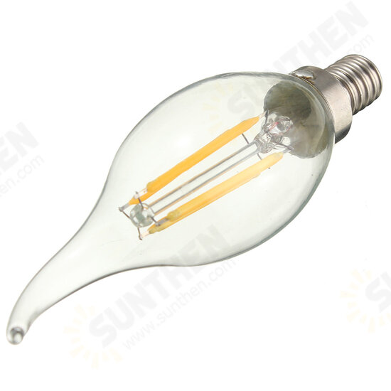 4W E12 LED Dimmable Filamen Light Bulb Incandescent Bulb Equivalent