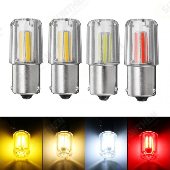 6 COB Filament 1156 BAU15S PY21W Backup Reverse Light Turn Signal Brake DRL Bulb