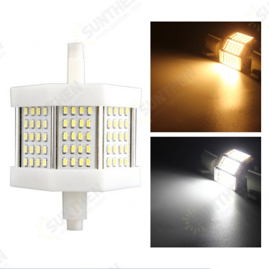 8W R7S 78mm 8W 60 SMD 3014 LED Dimmable Warm White /White Lamp Light Bulb