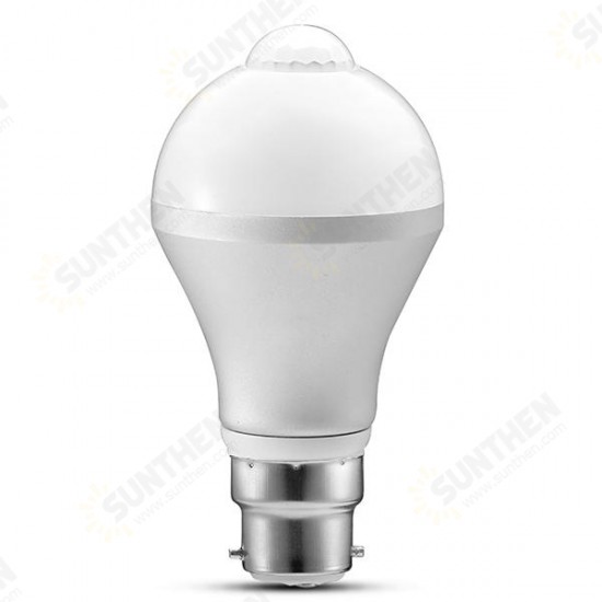 E27 B22 5W 7W 9W PIR Infrared Auto Motion Sensor LED Light Lamp Bulb for Porch Hallway 85-265V