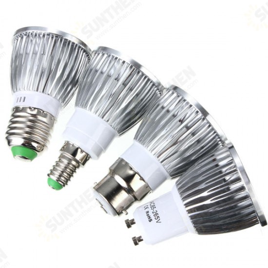 E27/GU10/E14/B22 6W COB LED Dimmable Down Light Bulbs Spot Lightt AC 85V-265V