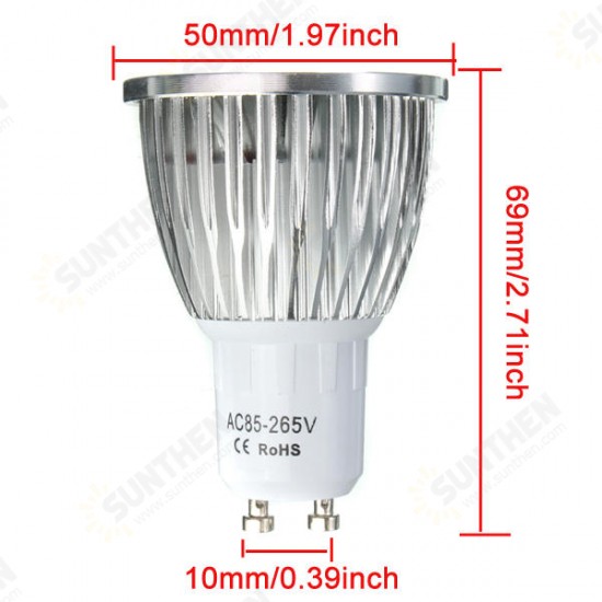 E27/GU10/E14/B22 6W COB LED Dimmable Down Light Bulbs Spot Lightt AC 85V-265V