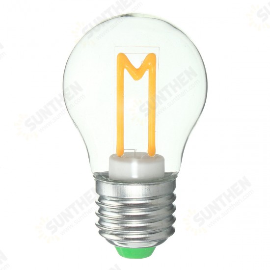 220V 4W 4E14/E27 Warm White LED Light Bulb Edison M Shape Retro Light