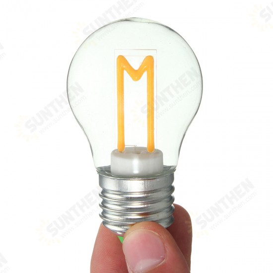 220V 4W 4E14/E27 Warm White LED Light Bulb Edison M Shape Retro Light