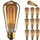 2Pcs 110v 60w Edison Retro Series Tungsten Lamp Straight Wire