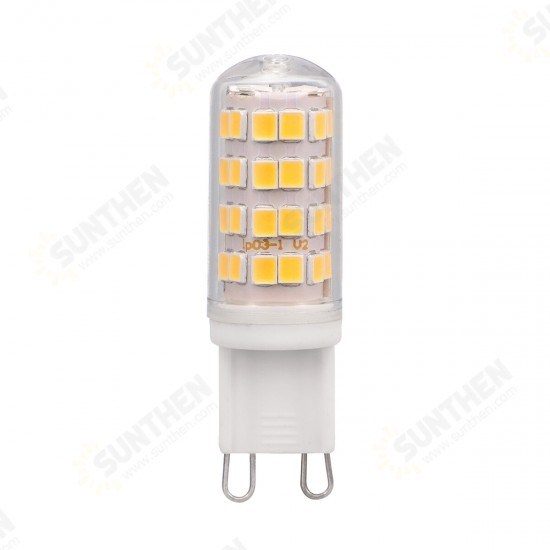 6Pcs 6W 3000K 500lm G9 LED Bulb with 52pcs 2835 Lamp Beads for Living Room Bedroom Kitchen Dining Room