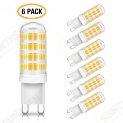 6Pcs 6W 3000K 500lm G9 LED Bulb with 52pcs 2835 Lamp Beads for Living Room Bedroom Kitchen Dining Room 6Pcs 6W 3000K 500lm G9 LED Bulb with 52pcs 2835 Lamp Beads for Living Room Bedroom Kitchen Dining Room